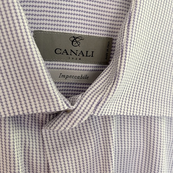 Canali Other - 🟣 BOGO! Men’s Canali “Impeccabile” Dress Shirt 15.5